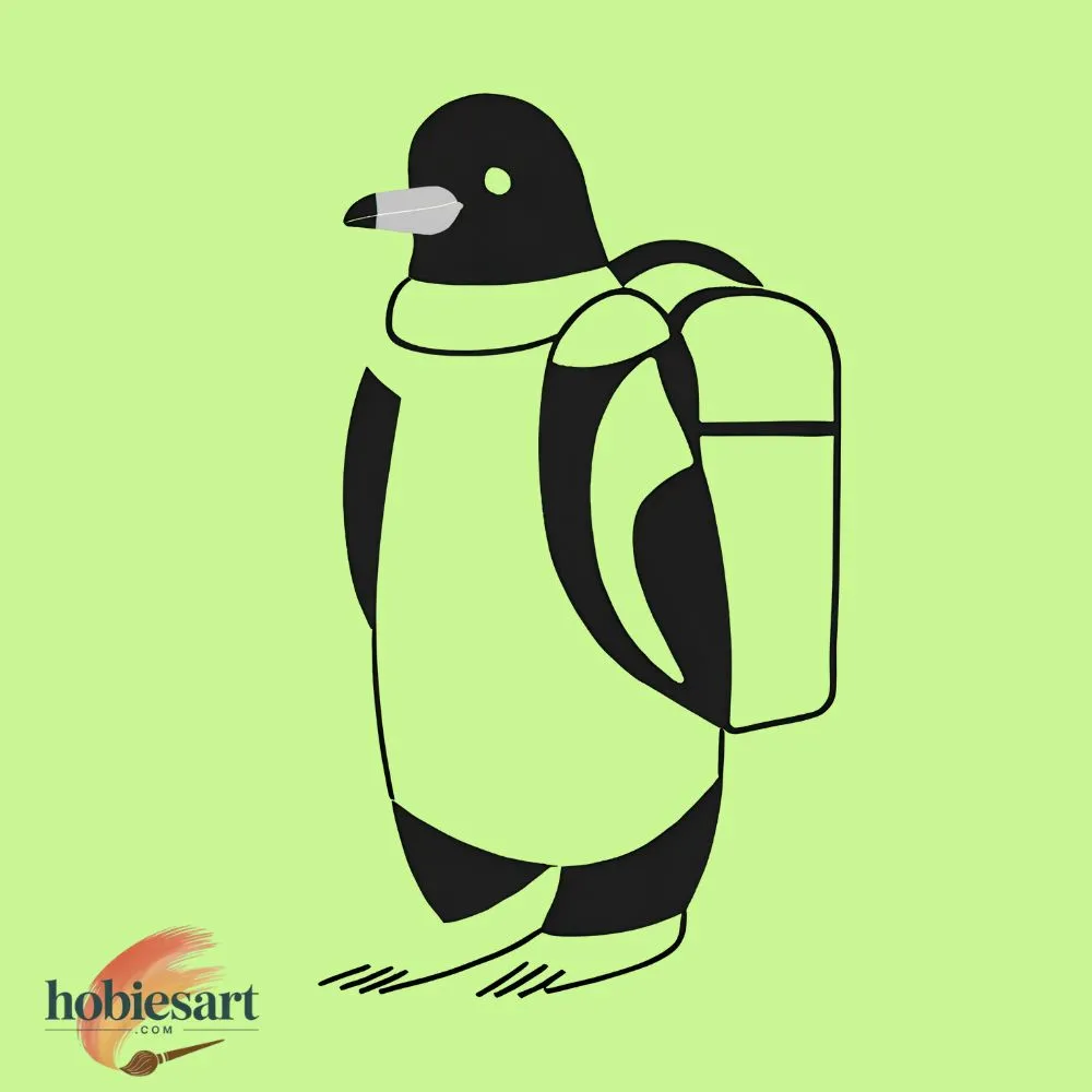 Penguin with a Backpack