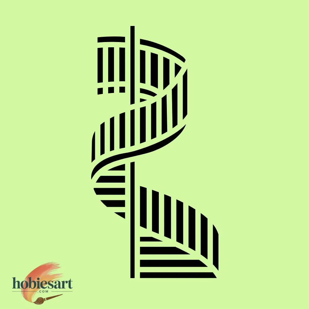 Spiral Staircase Illusion Sketch