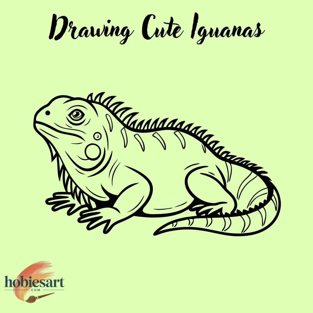Drawing Cute Iguanas