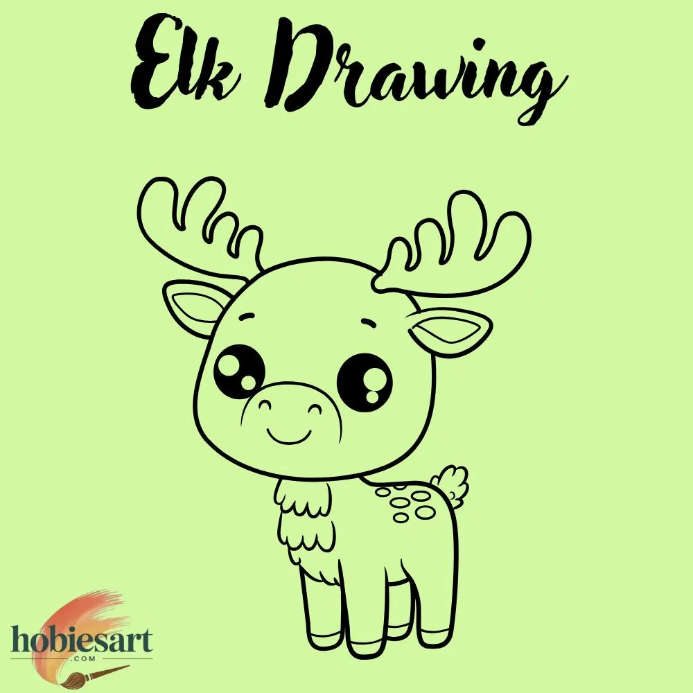 Elk Drawing