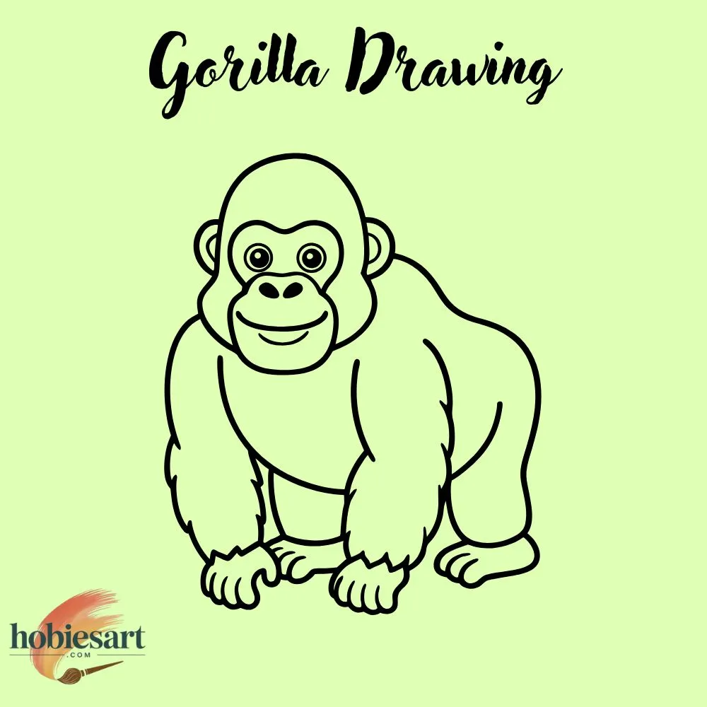 Gorilla Drawing