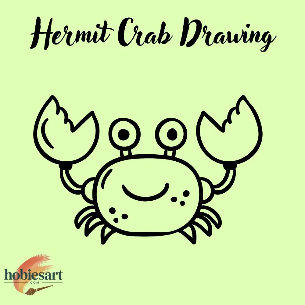 Hermit Crab Drawing