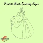 Princess Peach Coloring Pages