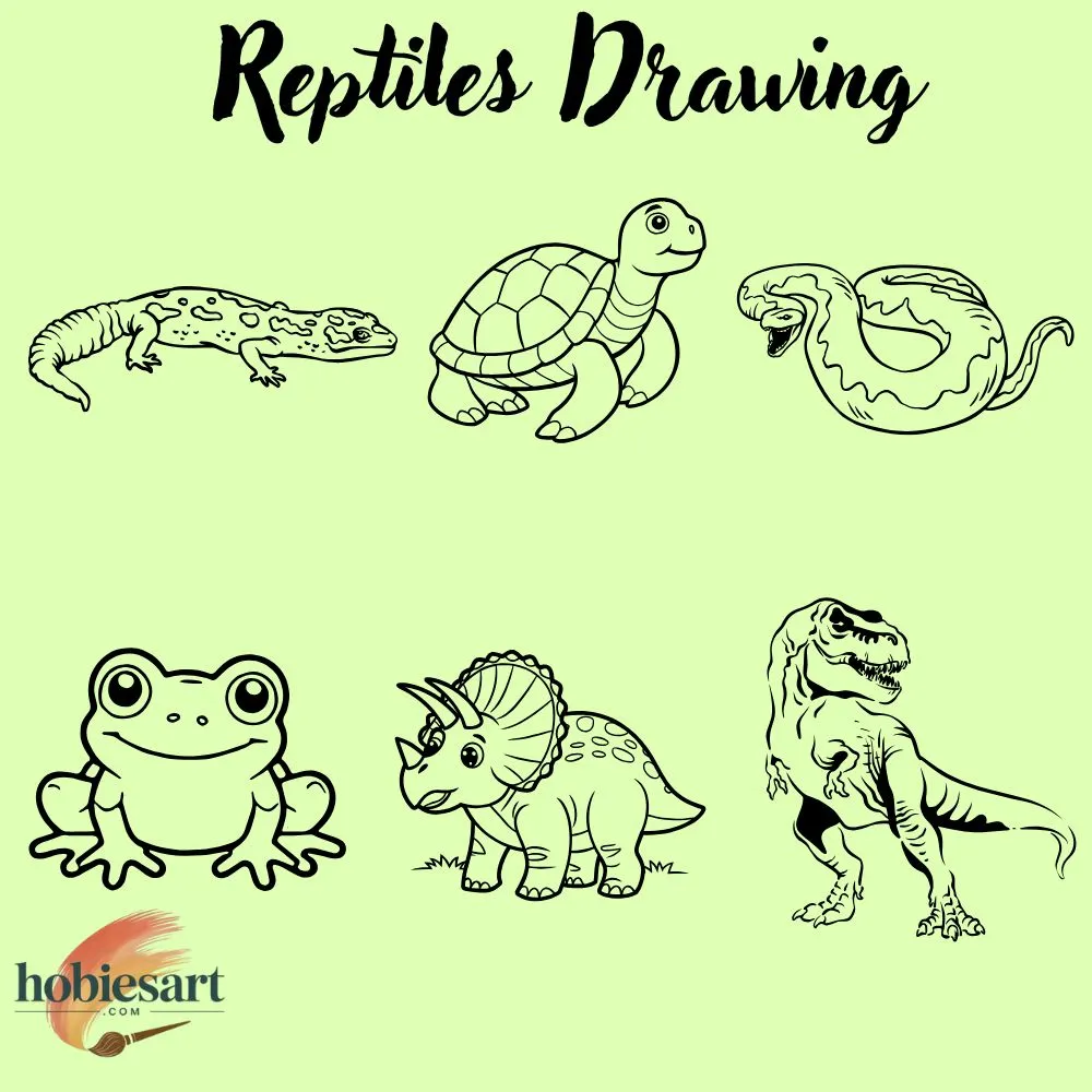 Reptiles Drawing