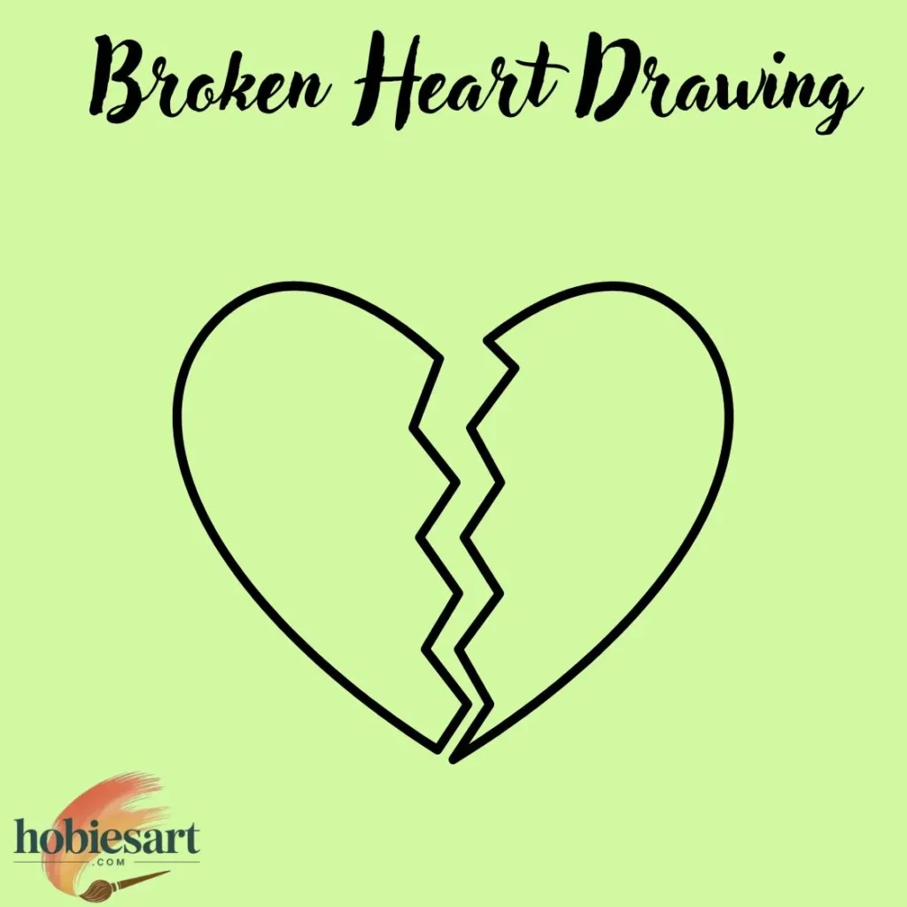 Broken Heart Drawing Ideas