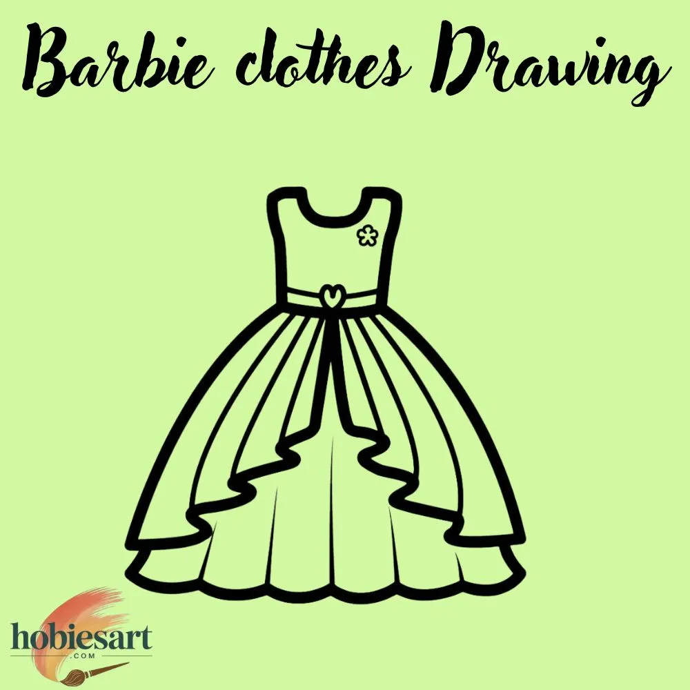 Barbie clothes Drawing