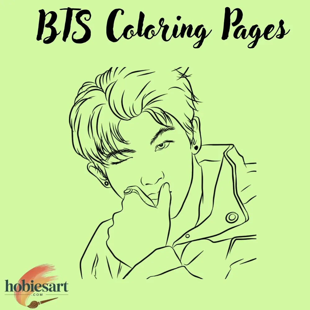 BTS Coloring Pages