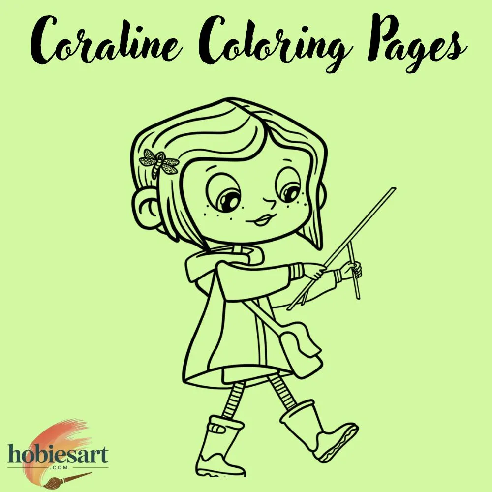 Coraline coloring pages