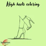 High heels drawing