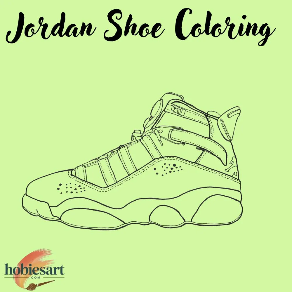 Jordan Shoe Coloring