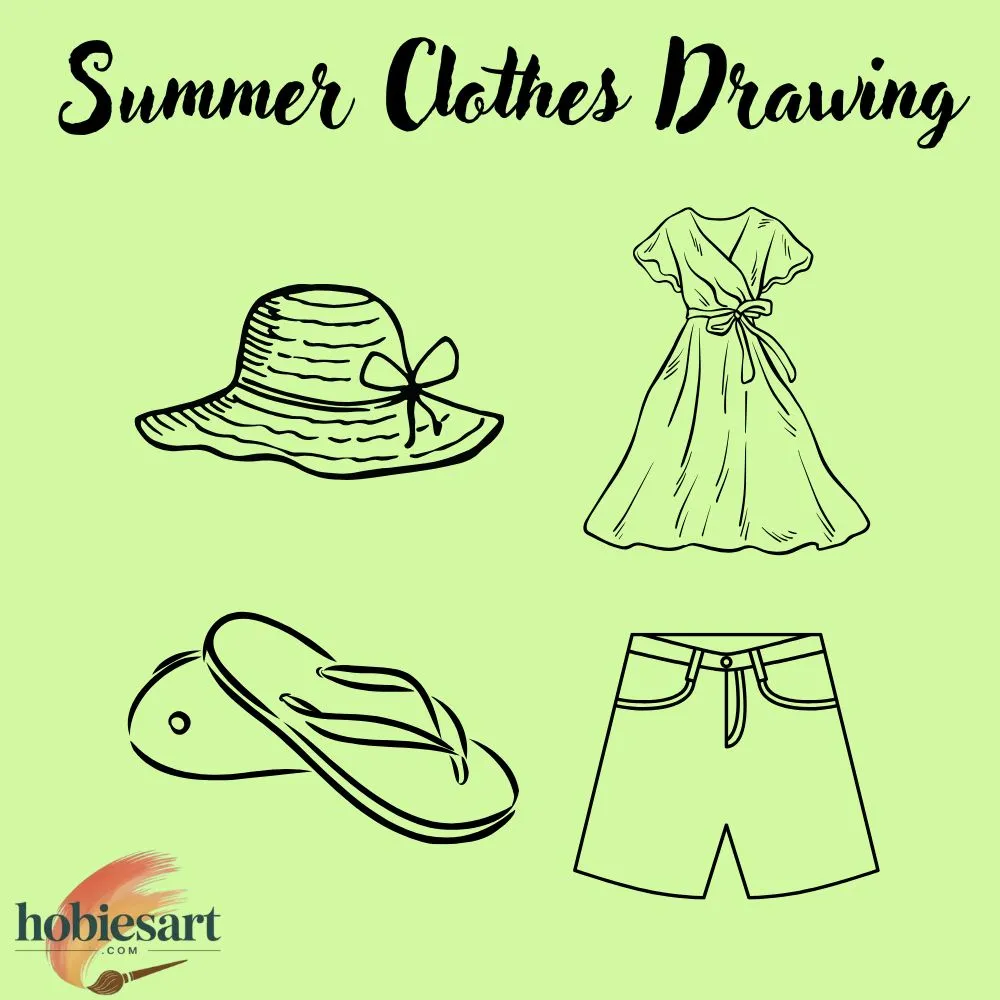 Summer Clothes Drawing