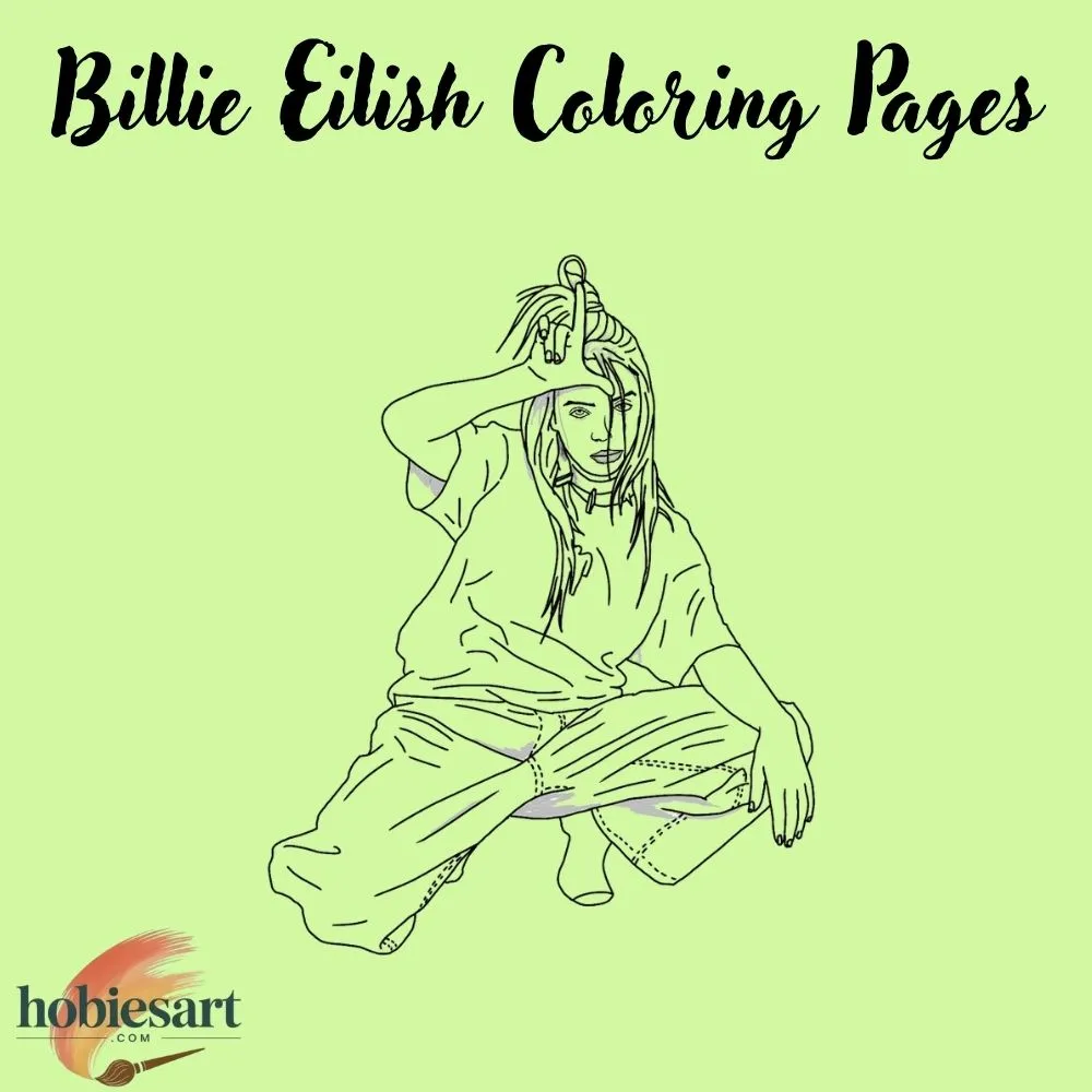 Billie Eilish Coloring Pages