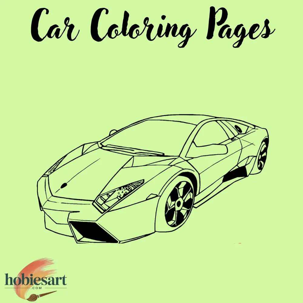 Car coloring pages