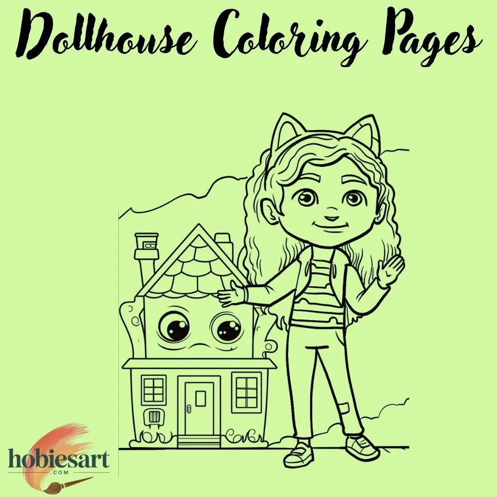 Dollhouse Coloring Pages