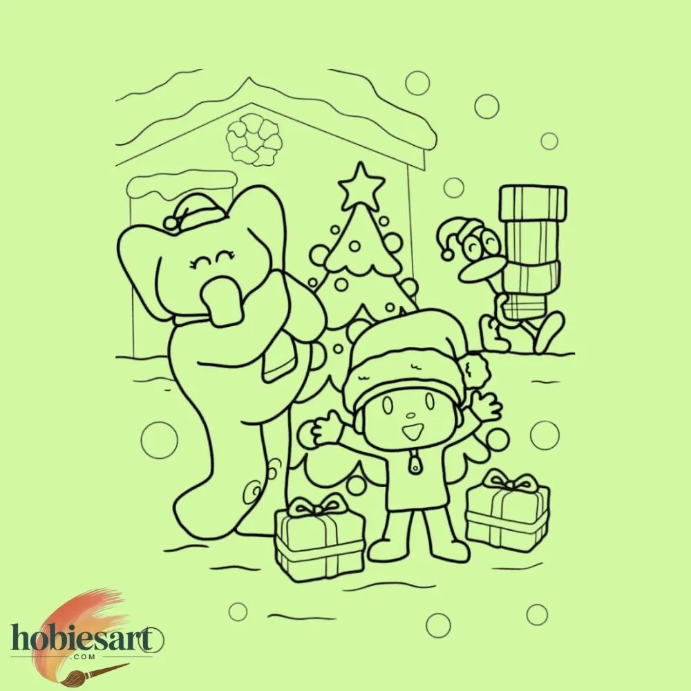 Festive Holiday Pocoyo Book