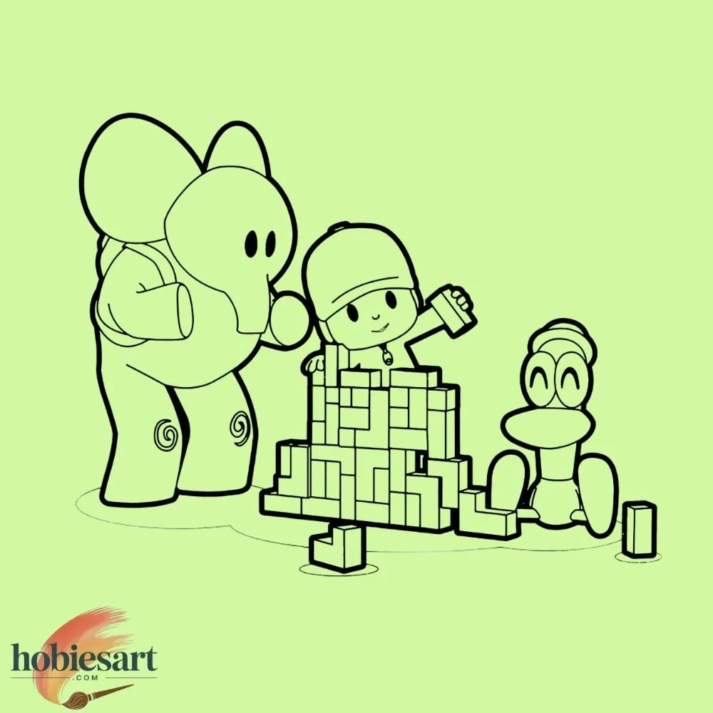 Fun Scenes Pocoyo Book