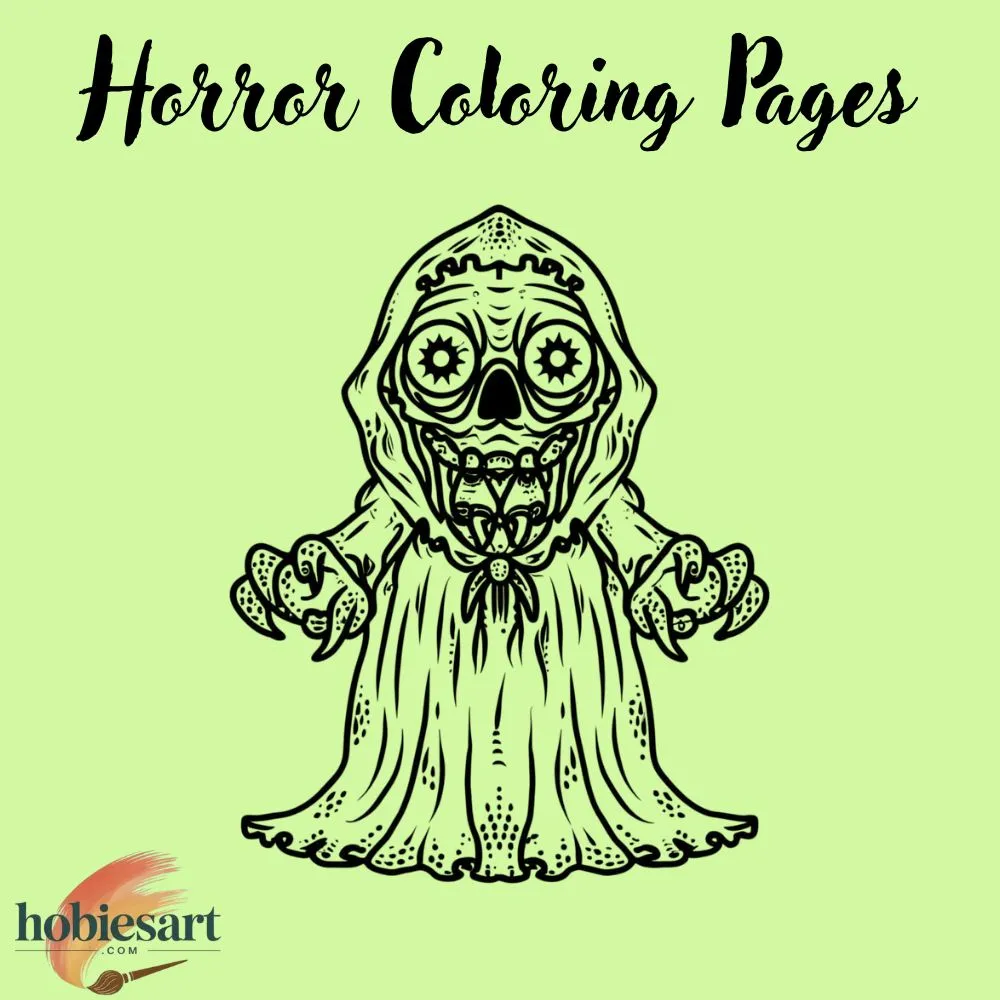 Horror Coloring Pages