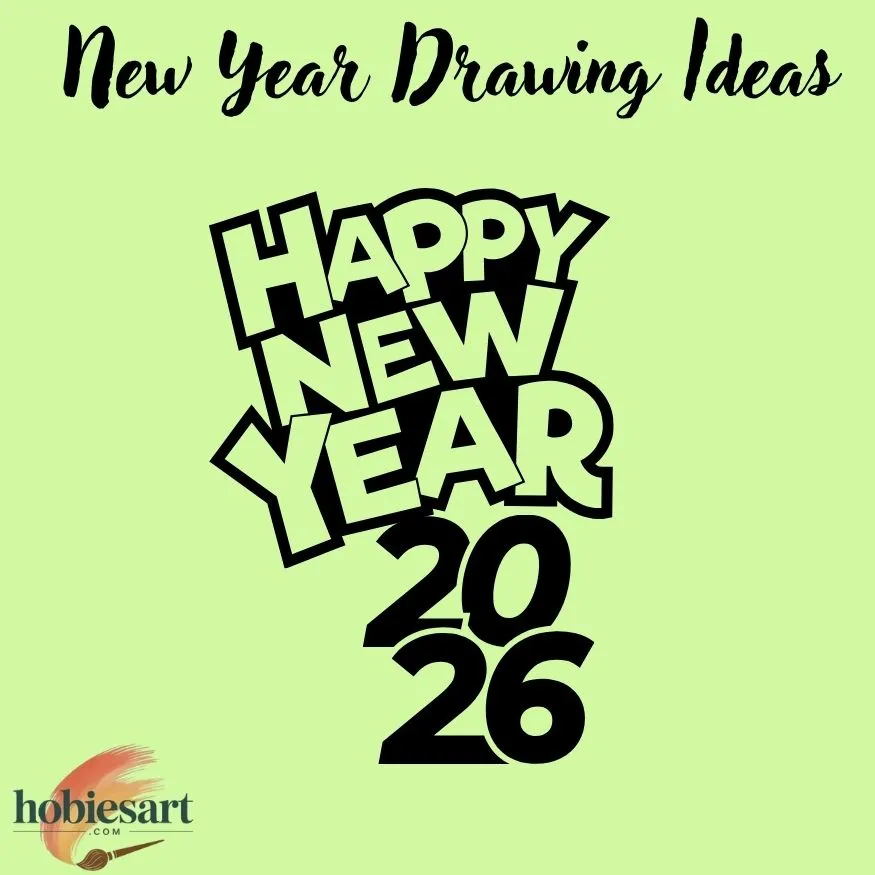 New Year Drawing Ideas
