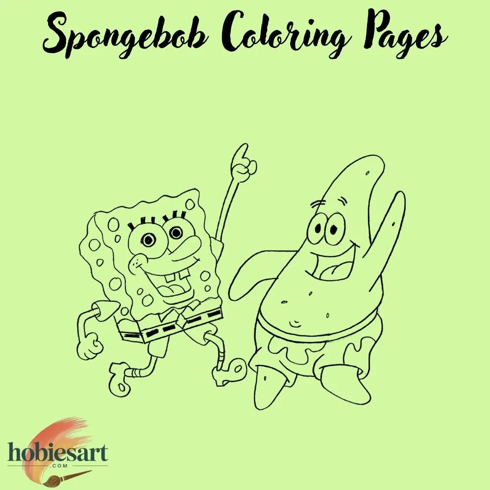 Sponge bob Coloring Pages