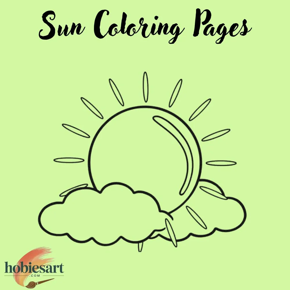 Sun Coloring Pages